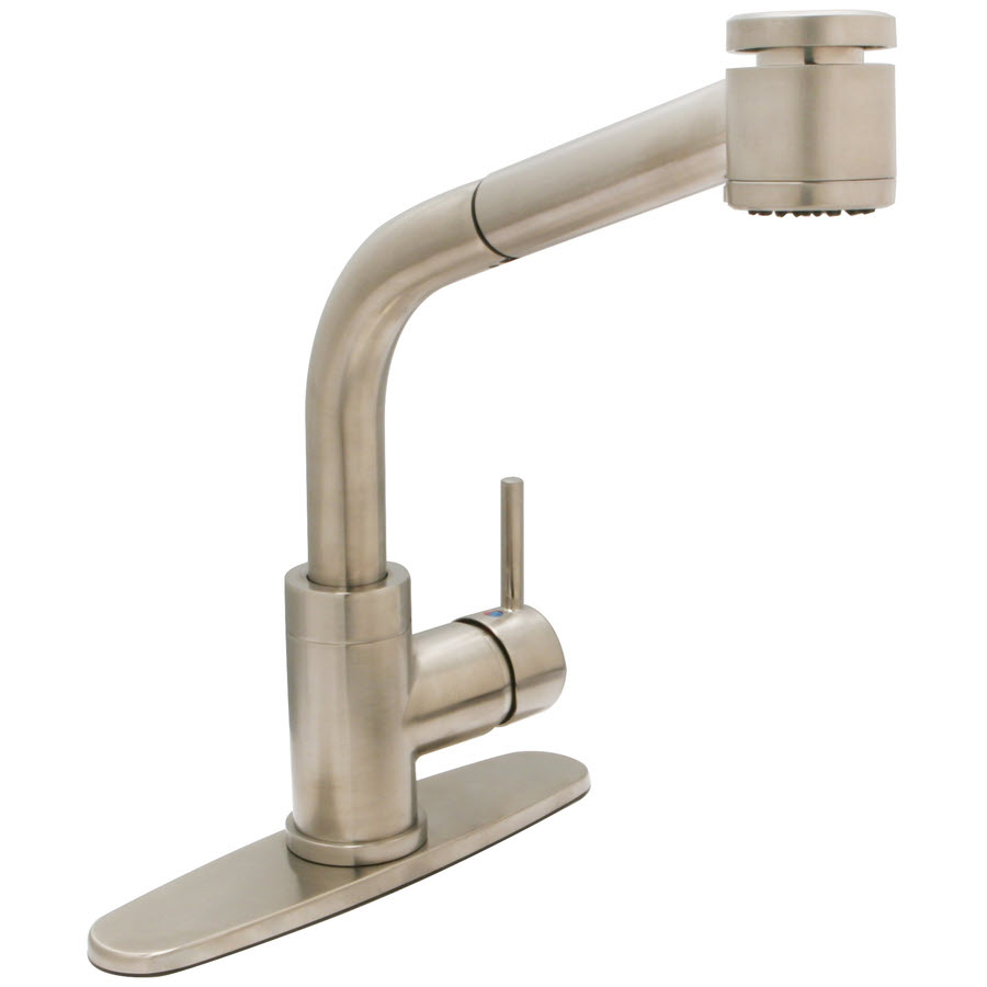 Huntington Brass Kitchen Faucet | huntington brass high arc pull out kitchen faucet satin Huntington Brass Kitchen Faucet | huntington brass high arc pull out kitchen faucet satin