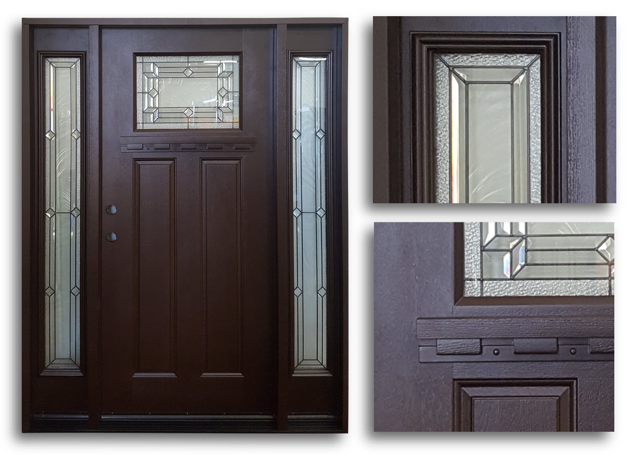 Dark Walnut Fiberglass on Prefinished Composite Frame