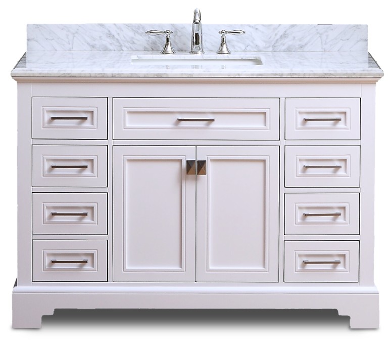 Narada Vanity White 48inch Home Surplus