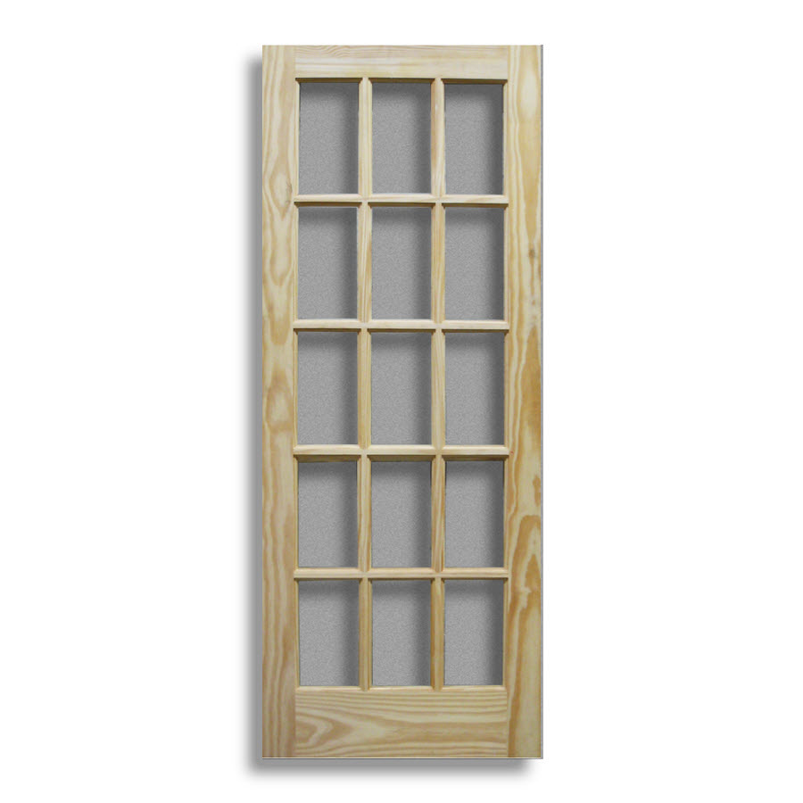 Pine Interior French Door 15 Lite 28 W Home Surplus Pine Interior French Door 15 Lite 28 W