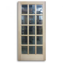 Oak Exterior French Door 15 Lite 36 X 80 Slab Only Home Surplus
