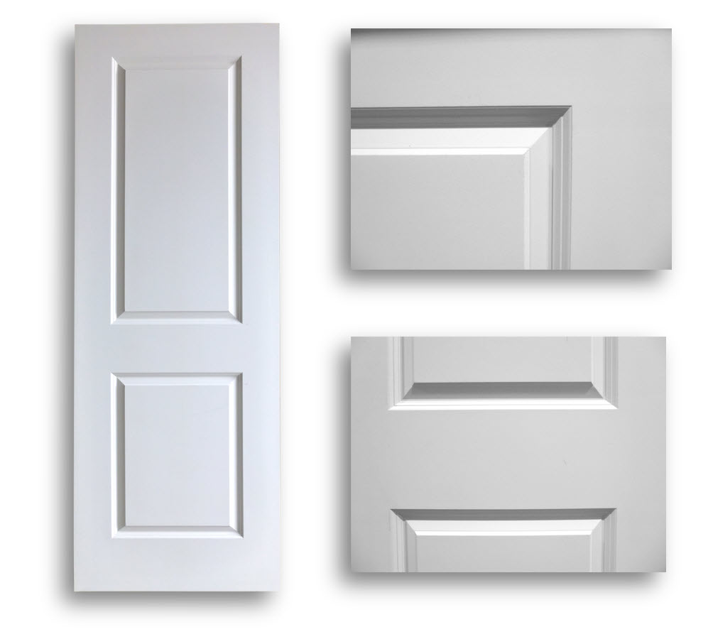 Hollow Core Interior Door 2 Panel Square 30w 80h