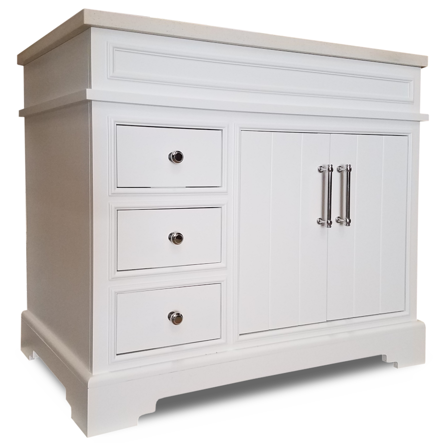 Flamenco Collection White Bath Vanity 36inch X 21inch Home Surplus