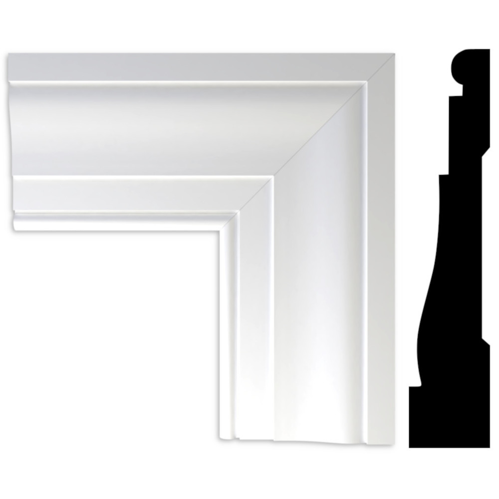 Model# 400 3-1/4" Primed Pine Window & Door Casing Moulding Trim Molding 