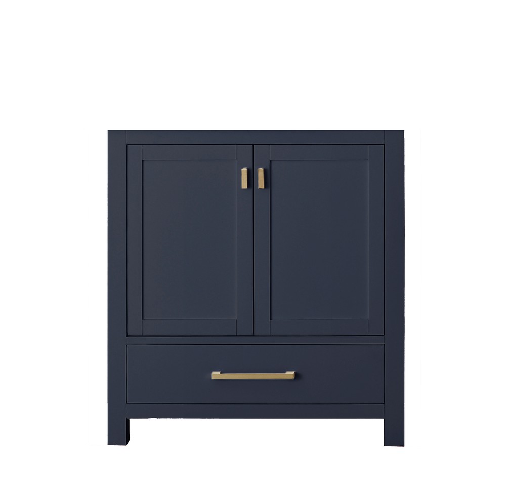 Stockton Vanity Base Navy Blue 30in Home Surplus
