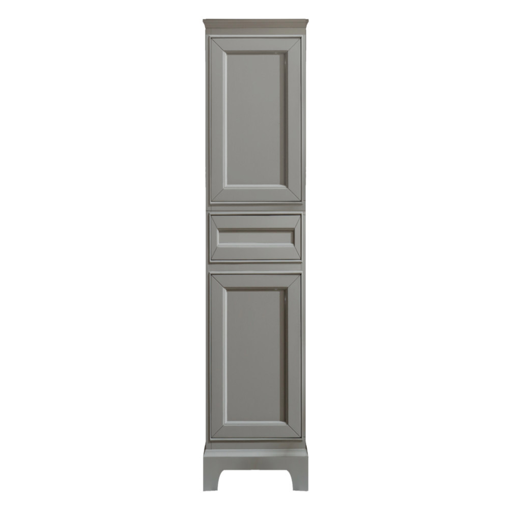 Shelby Linen Cabinet 18 Inch Gray Home